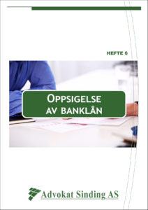 Gjeldsboken - Oppsigelse av banklån